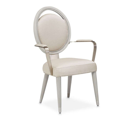AICO by Michael Amini - Eclipse - Arm Chair - Moonlight Gray (Set of 2) - KI-ECLP004-135 veiw 4