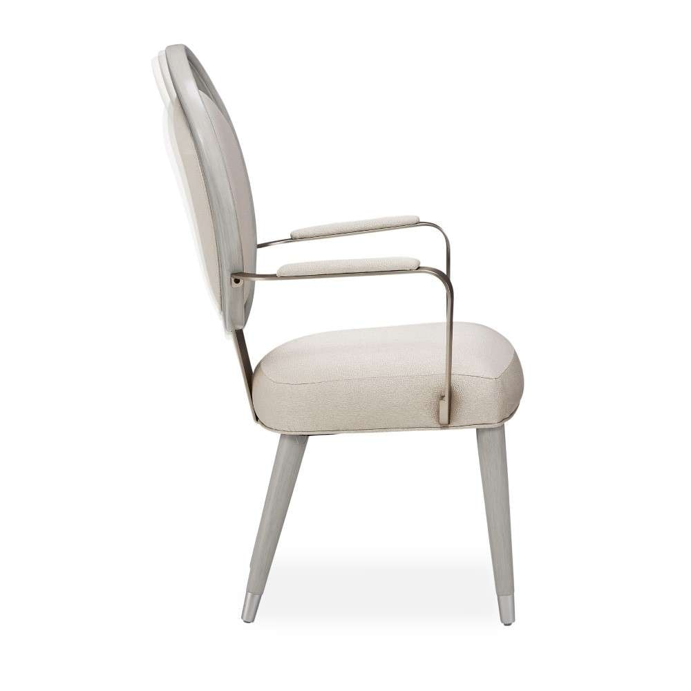 AICO by Michael Amini - Eclipse - Arm Chair - Moonlight Gray (Set of 2) - KI-ECLP004-135 veiw 7