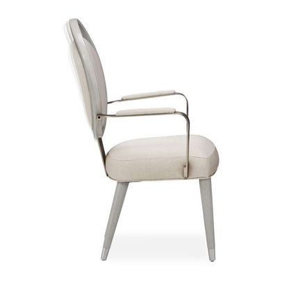 AICO by Michael Amini - Eclipse - Arm Chair - Moonlight Gray (Set of 2) - KI-ECLP004-135 veiw 7