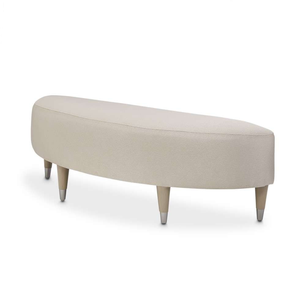 AICO by Michael Amini - Eclipse - Bed Bench - Moonlight - KI-ECLP904-135 veiw 2