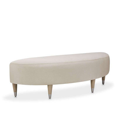 AICO by Michael Amini - Eclipse - Bed Bench - Moonlight - KI-ECLP904-135 veiw 3