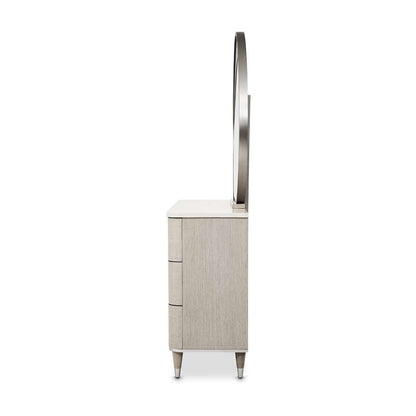 AICO by Michael Amini - Eclipse Dresser with Mirror - Moonlight - KI-ECLP050-260-135 veiw 3