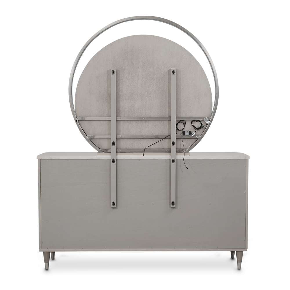 AICO by Michael Amini - Eclipse Dresser with Mirror - Moonlight - KI-ECLP050-260-135 veiw 8