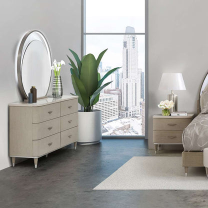 AICO by Michael Amini - Eclipse Dresser with Mirror - Moonlight - KI-ECLP050-260-135 veiw 9