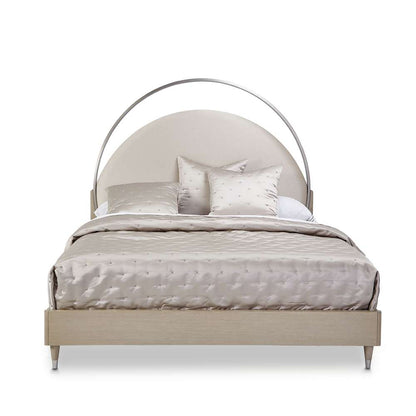 AICO by Michael Amini - Eclipse Eastern King Upholstered Bed with LED Lights - Moonlight - KI-ECLPEK-135 veiw 1