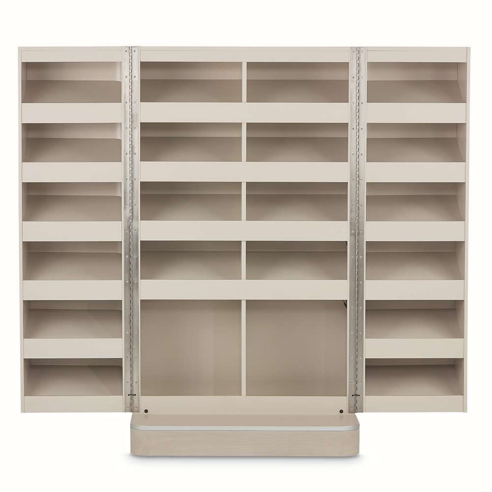 AICO by Michael Amini - Eclipse Footwear Cabinet - Moonlight - KI-ECLP099-135_CLOSEOUT veiw 7