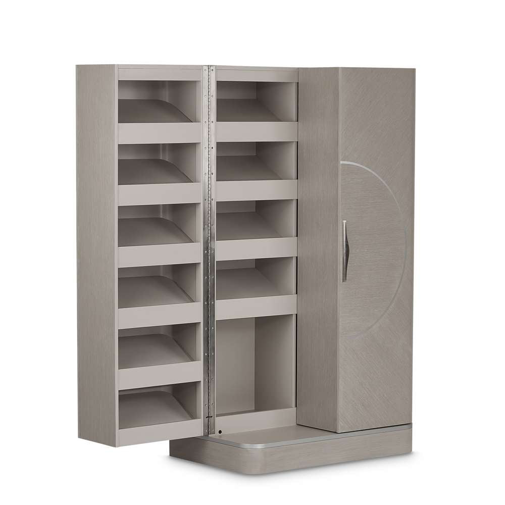 AICO by Michael Amini - Eclipse Footwear Cabinet - Moonlight - KI-ECLP099-135_CLOSEOUT veiw 10
