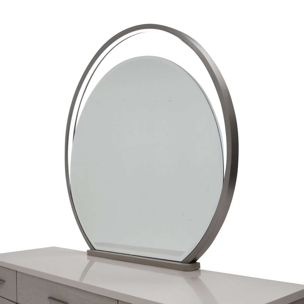 AICO by Michael Amini - Eclipse - Mirror with LED Lights - Moonlight - KI-ECLP260-135 veiw 2