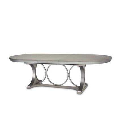 AICO by Michael Amini - Eclipse Oval Dining Table - Moonlight Gray - KI-ECLP000-135 veiw 1