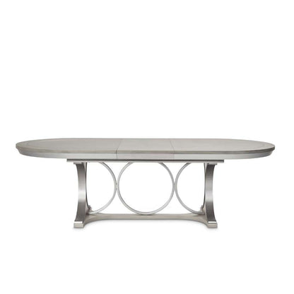 AICO by Michael Amini - Eclipse Oval Dining Table - Moonlight Gray - KI-ECLP000-135 veiw 2