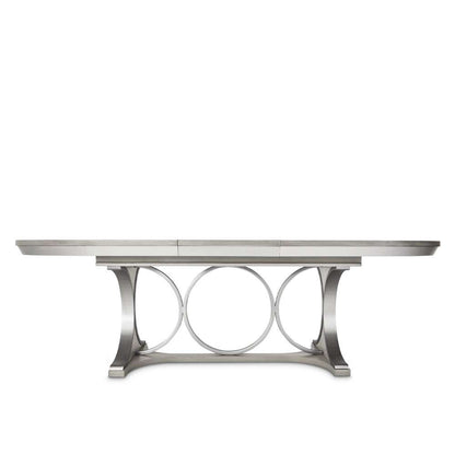 AICO by Michael Amini - Eclipse Oval Dining Table - Moonlight Gray - KI-ECLP000-135 veiw 3