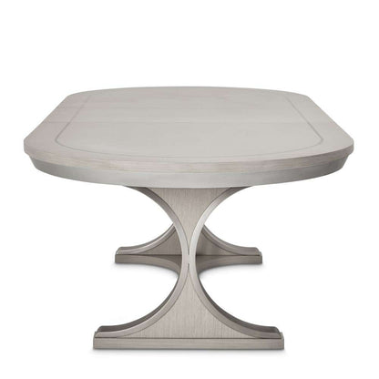 AICO by Michael Amini - Eclipse Oval Dining Table - Moonlight Gray - KI-ECLP000-135 veiw 6