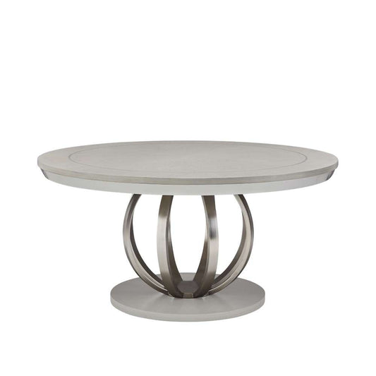 AICO by Michael Amini - Eclipse Round Dining Table - Moonlight Gray - KI-ECLP001-135 veiw 1