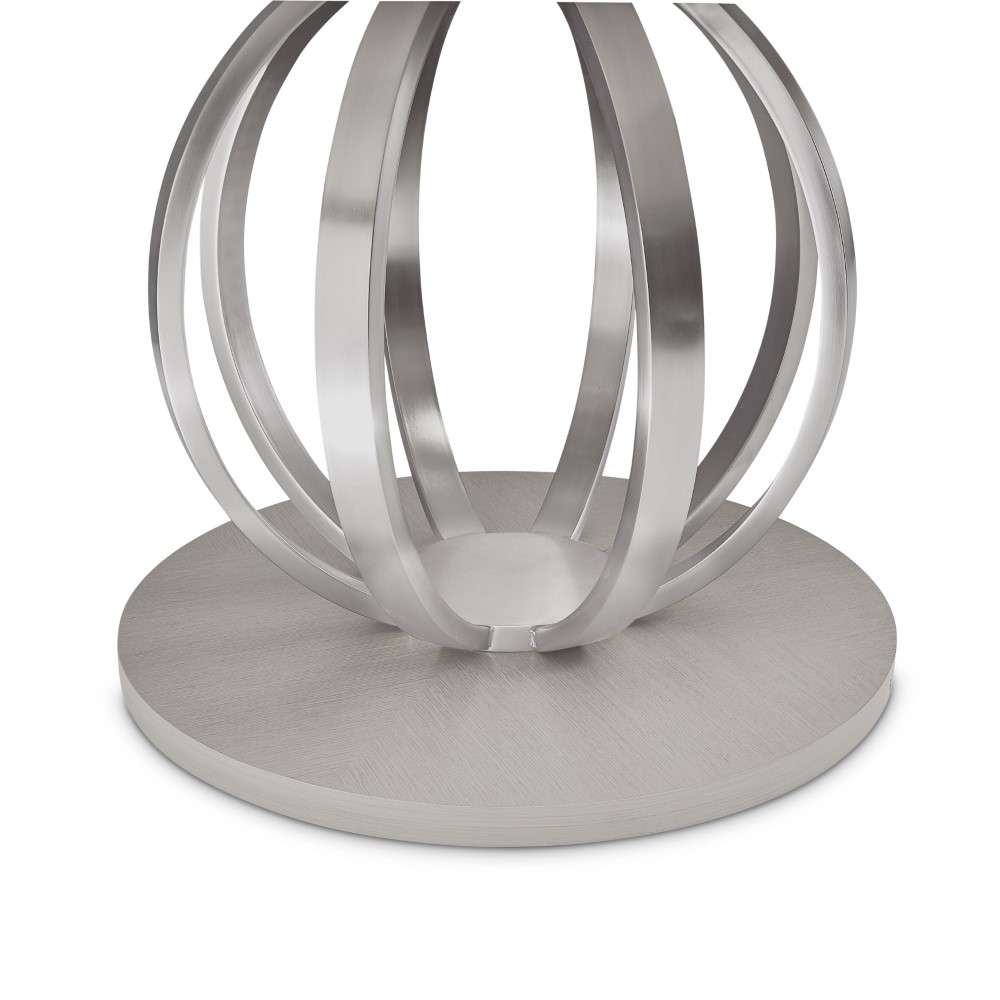 AICO by Michael Amini - Eclipse Round Dining Table - Moonlight Gray - KI-ECLP001-135 veiw 4