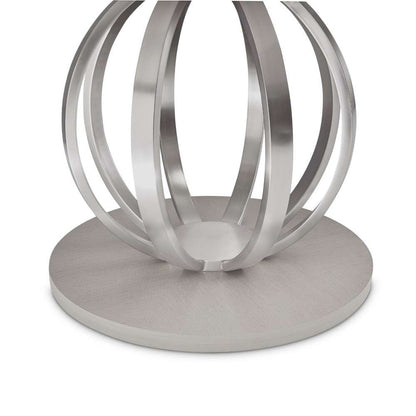 AICO by Michael Amini - Eclipse Round Dining Table - Moonlight Gray - KI-ECLP001-135 veiw 4