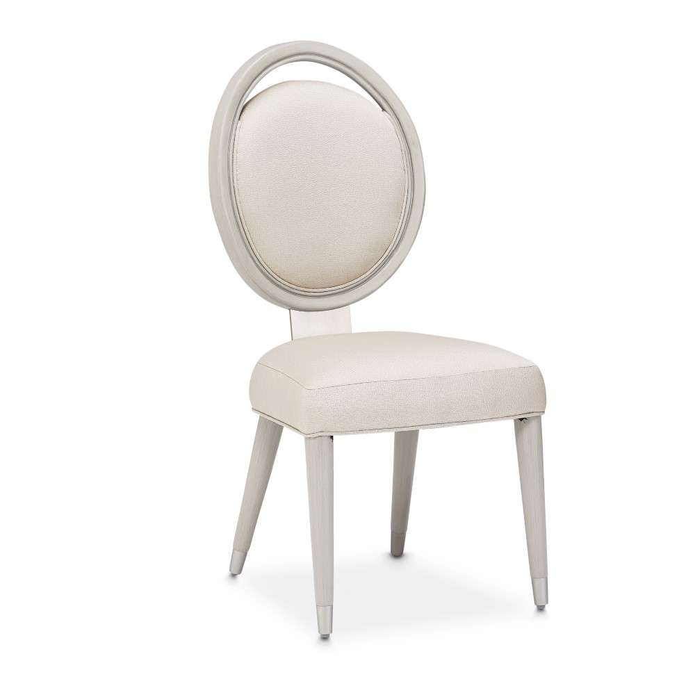 AICO by Michael Amini - Eclipse - Side Chair - Moonlight Gray (Set of 2) - KI-ECLP003-135 veiw 3