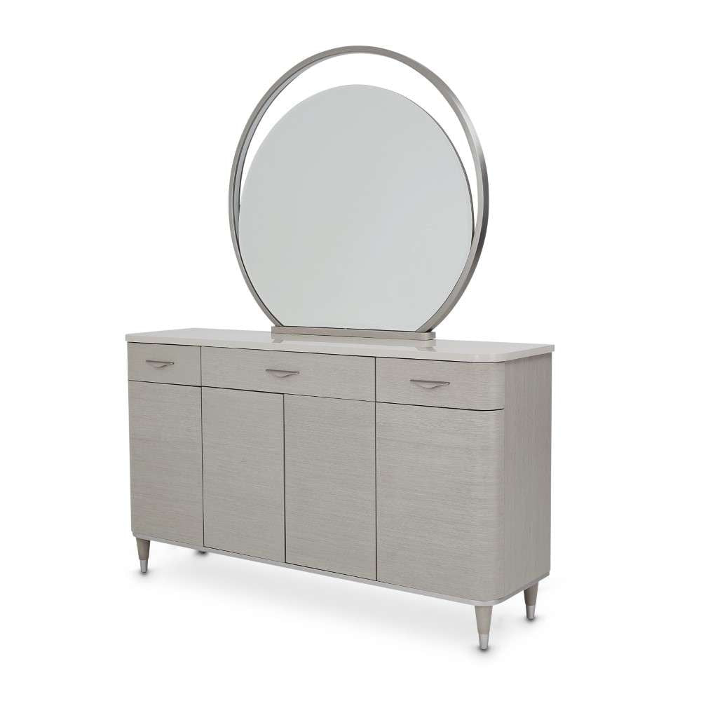 AICO by Michael Amini - Eclipse Sideboard with Mirror - Moonlight Gray - KI-ECLP007-260-135 veiw 1
