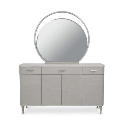AICO by Michael Amini - Eclipse Sideboard with Mirror - Moonlight Gray - KI-ECLP007-260-135 veiw 2
