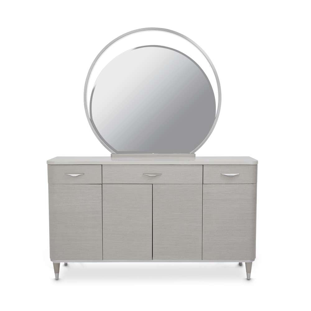 AICO by Michael Amini - Eclipse Sideboard with Mirror - Moonlight Gray - KI-ECLP007-260-135 veiw 3