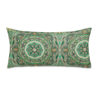 AICO by Michael Amini - Emerald Isle Yardley 13inx26in Oblong Throw Pillow - Green - BCS-DPOB-YRDLY-GRN veiw 1