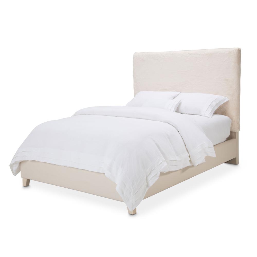AICO by Michael Amini - Emerson King Upholstered Bed in Powder - KIA-ERSNEK-PWD veiw 1