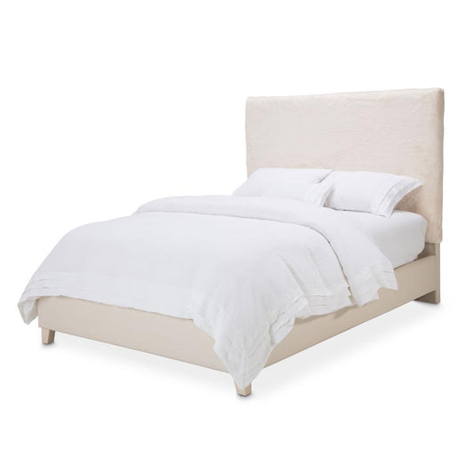 AICO by Michael Amini - Emerson King Upholstered Bed in Powder - KIA-ERSNEK-PWD veiw 1