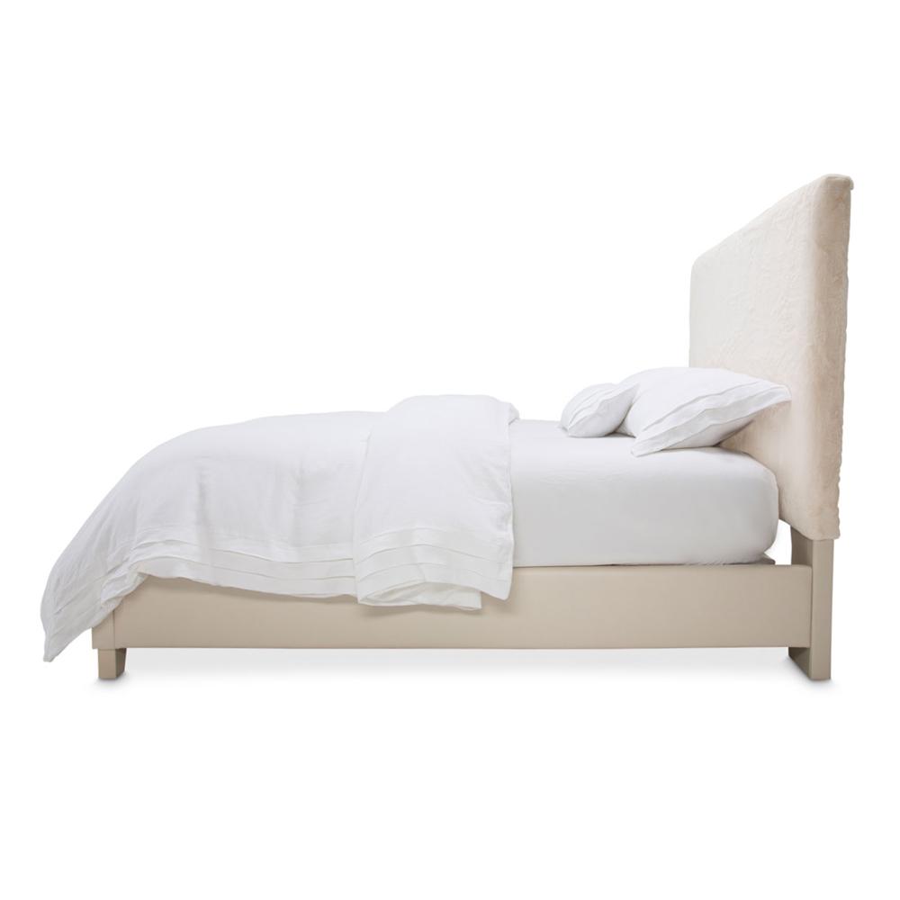 AICO by Michael Amini - Emerson King Upholstered Bed in Powder - KIA-ERSNEK-PWD veiw 4