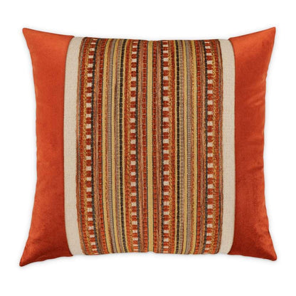 AICO by Michael Amini - Explorer Ramsey 21in Square Throw Pillow - Cinnamon - BCS-DP21-RAMSY-CIN veiw 1