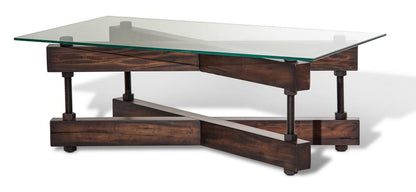 AICO by Michael Amini - Freestanding Killington Retangular Cocktail Table - FS-KLGTN201_CLOSEOUT veiw 1