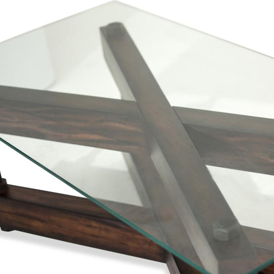 AICO by Michael Amini - Freestanding Killington Retangular Cocktail Table - FS-KLGTN201_CLOSEOUT veiw 2