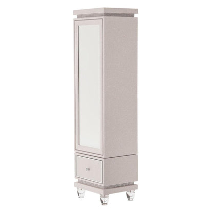 AICO by Michael Amini - Glimmering Heights Upholstered Swivel Lingerie Chest in Ivory - 9011062-111 veiw 2