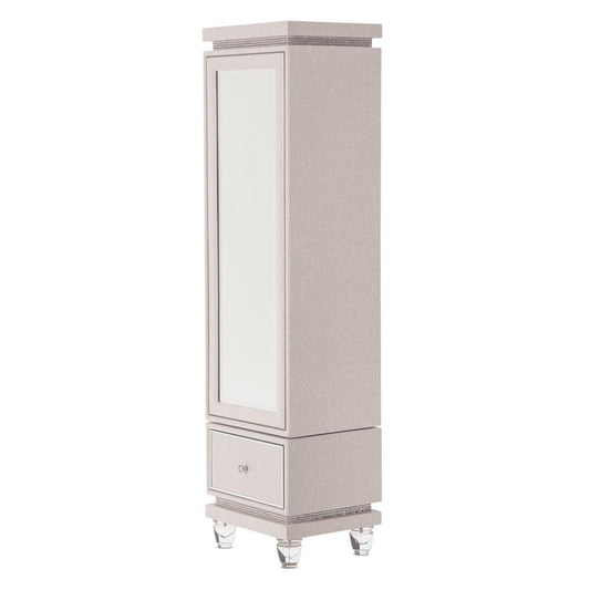 AICO by Michael Amini - Glimmering Heights Upholstered Swivel Lingerie Chest in Ivory - 9011062-111 veiw 2