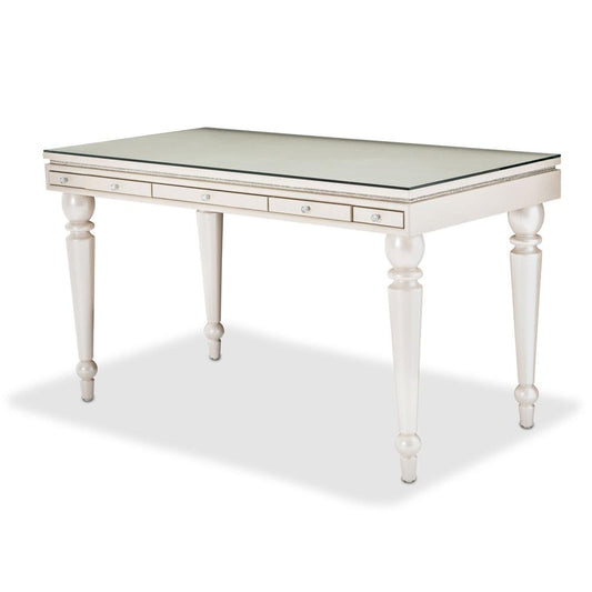 AICO by Michael Amini - Glimmering Heights Writing Desk Complete in Ivory - 9011277-217-111 veiw 1