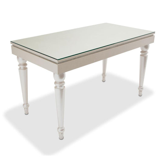 AICO by Michael Amini - Glimmering Heights Writing Desk Complete in Ivory - 9011277-217-111 veiw 2