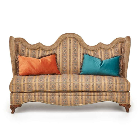 AICO by Michael Amini - Grand Masterpiece - Settee, Jewel - Royal Sienna - 9050864-JEWEL-402_CLOSEOUT veiw 2