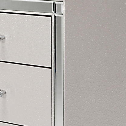 AICO by Michael Amini - Hollywood Loft Upholstered Dresser in Frost - 9001650-104_CLOSEOUT veiw 2