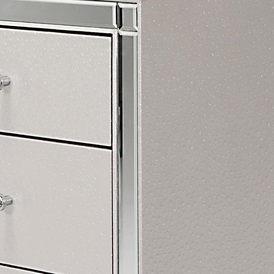 AICO by Michael Amini - Hollywood Loft Upholstered Dresser in Frost - 9001650-104_CLOSEOUT veiw 2