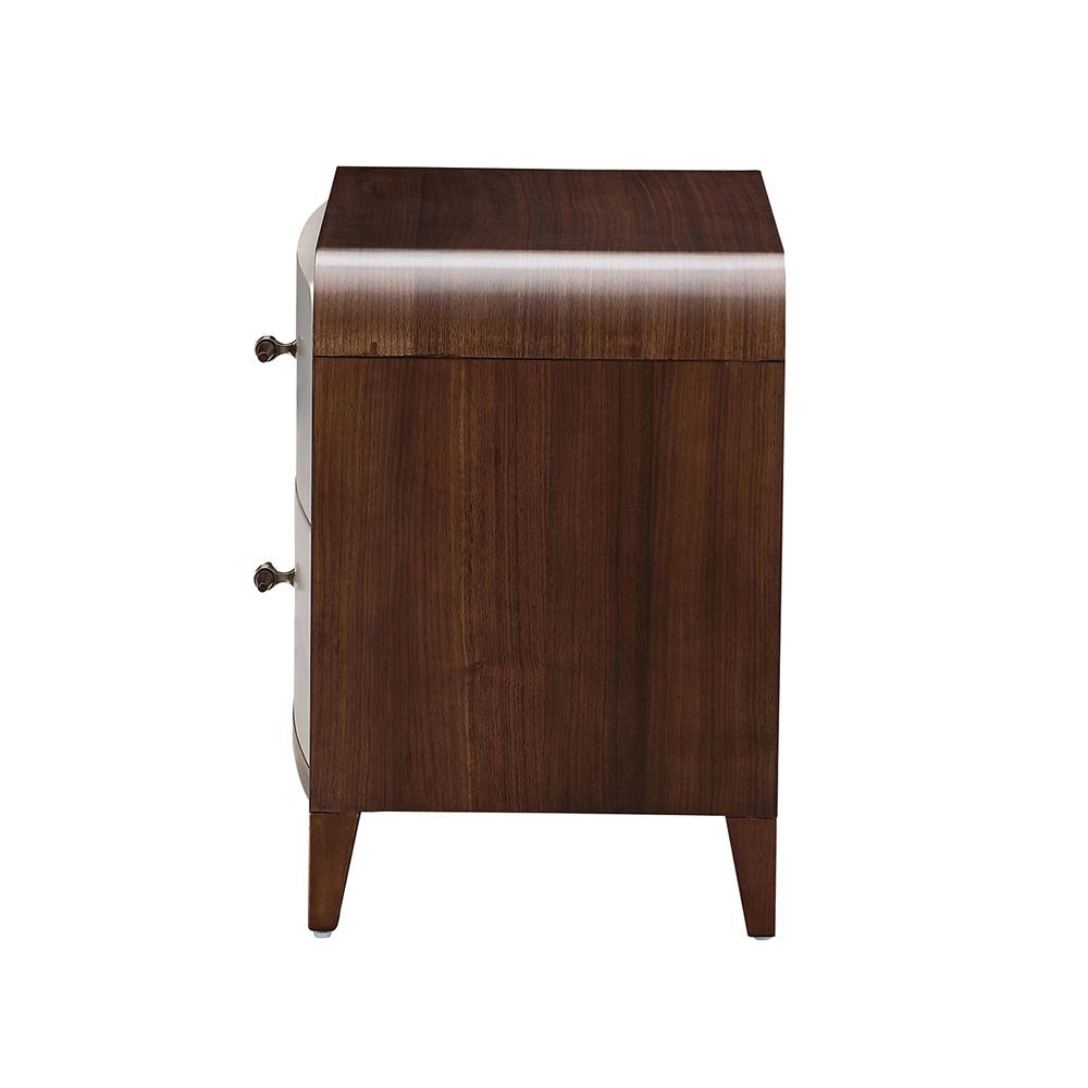 AICO by Michael Amini - Houston 2-Drawer Nightstand - Walnut - 9095042-416 veiw 5