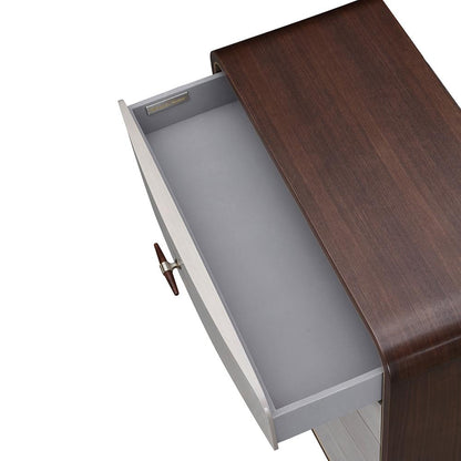 AICO by Michael Amini - Houston 5-Drawer Chest - Walnut - 9095070SA-416 veiw 8