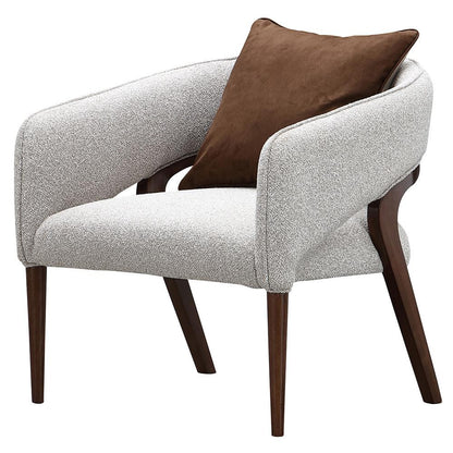 AICO by Michael Amini - Houston Accent Chair - Pebble/Walnut - 9095834-PBL-416 veiw 1