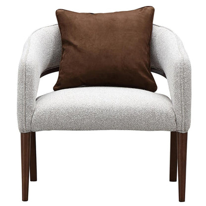 AICO by Michael Amini - Houston Accent Chair - Pebble/Walnut - 9095834-PBL-416 veiw 2