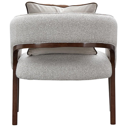 AICO by Michael Amini - Houston Accent Chair - Pebble/Walnut - 9095834-PBL-416 veiw 6
