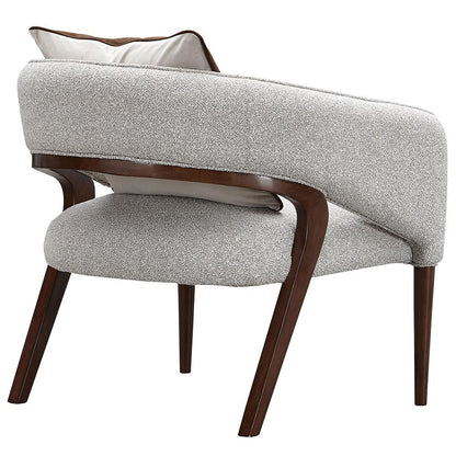AICO by Michael Amini - Houston Accent Chair - Pebble/Walnut - 9095834-PBL-416 veiw 9
