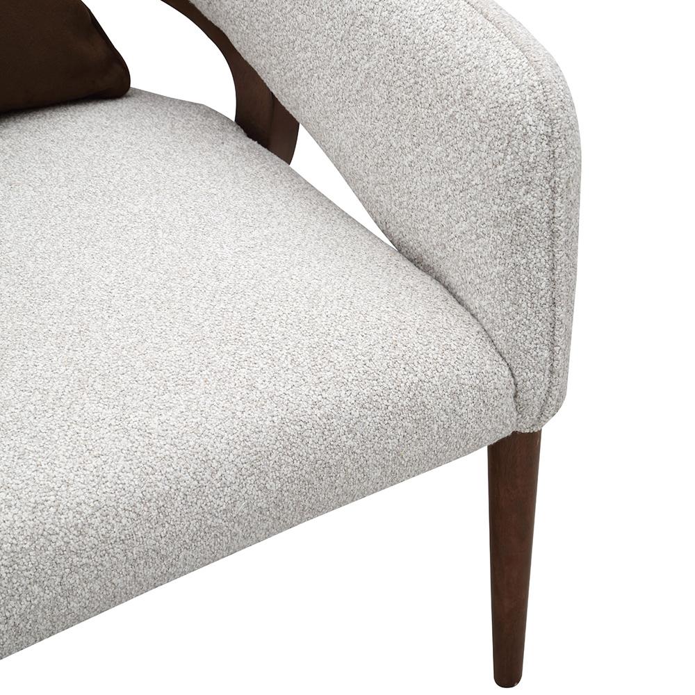 AICO by Michael Amini - Houston Accent Chair - Pebble/Walnut - 9095834-PBL-416 veiw 11