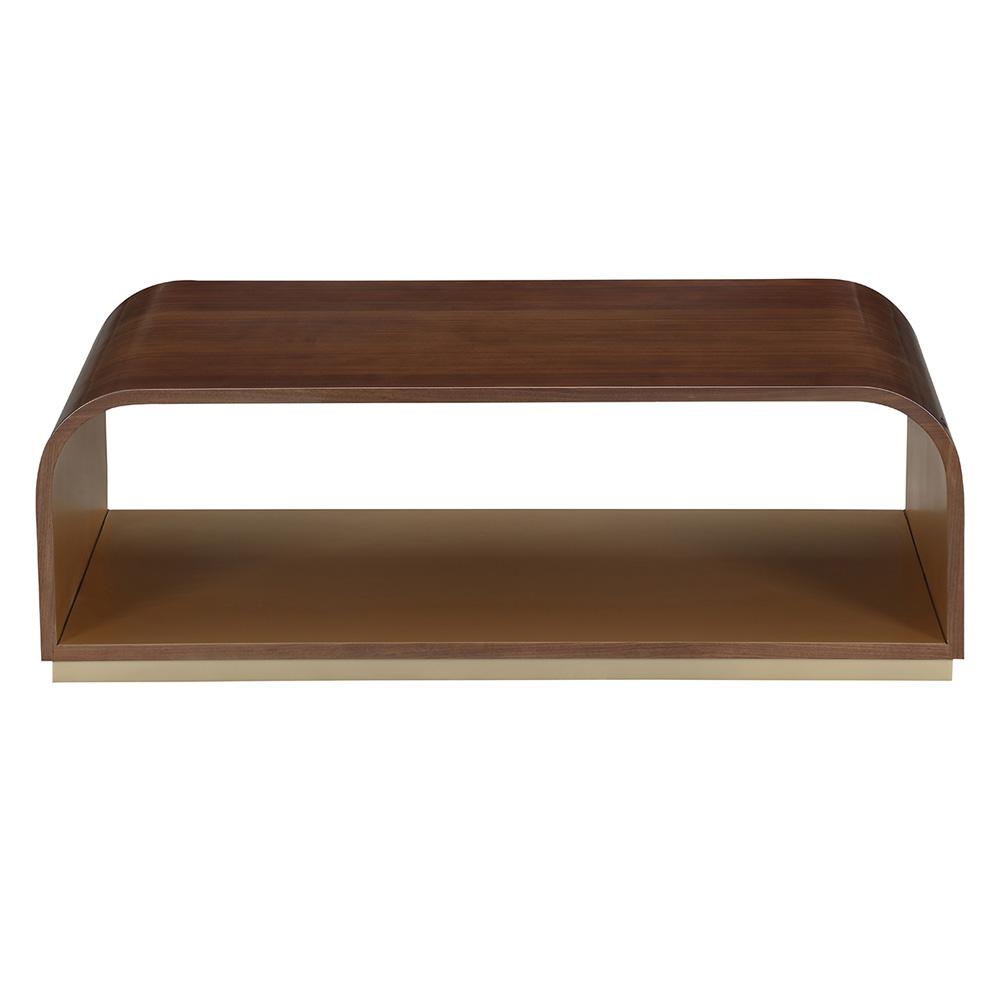 AICO by Michael Amini - Houston Cocktail Table - Walnut - 9095204-416 veiw 3