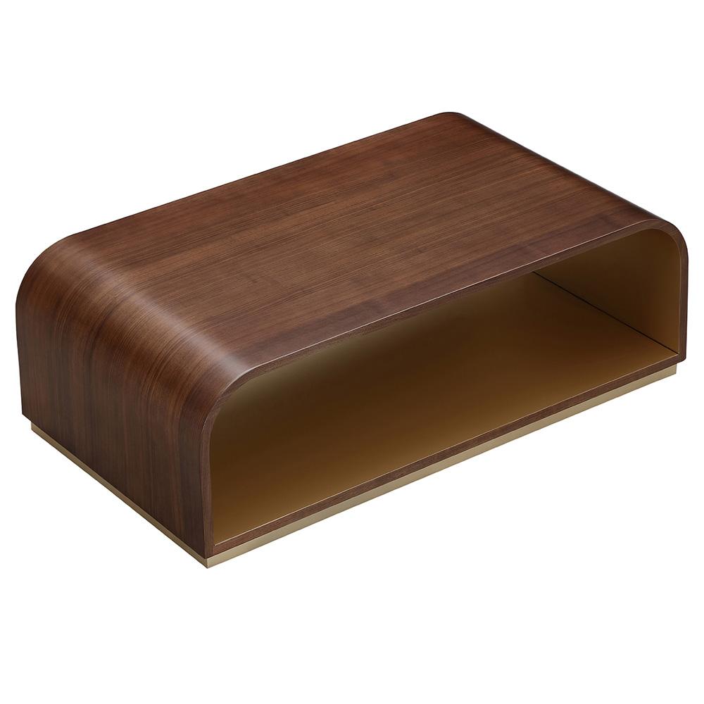 AICO by Michael Amini - Houston Cocktail Table - Walnut - 9095204-416 veiw 4