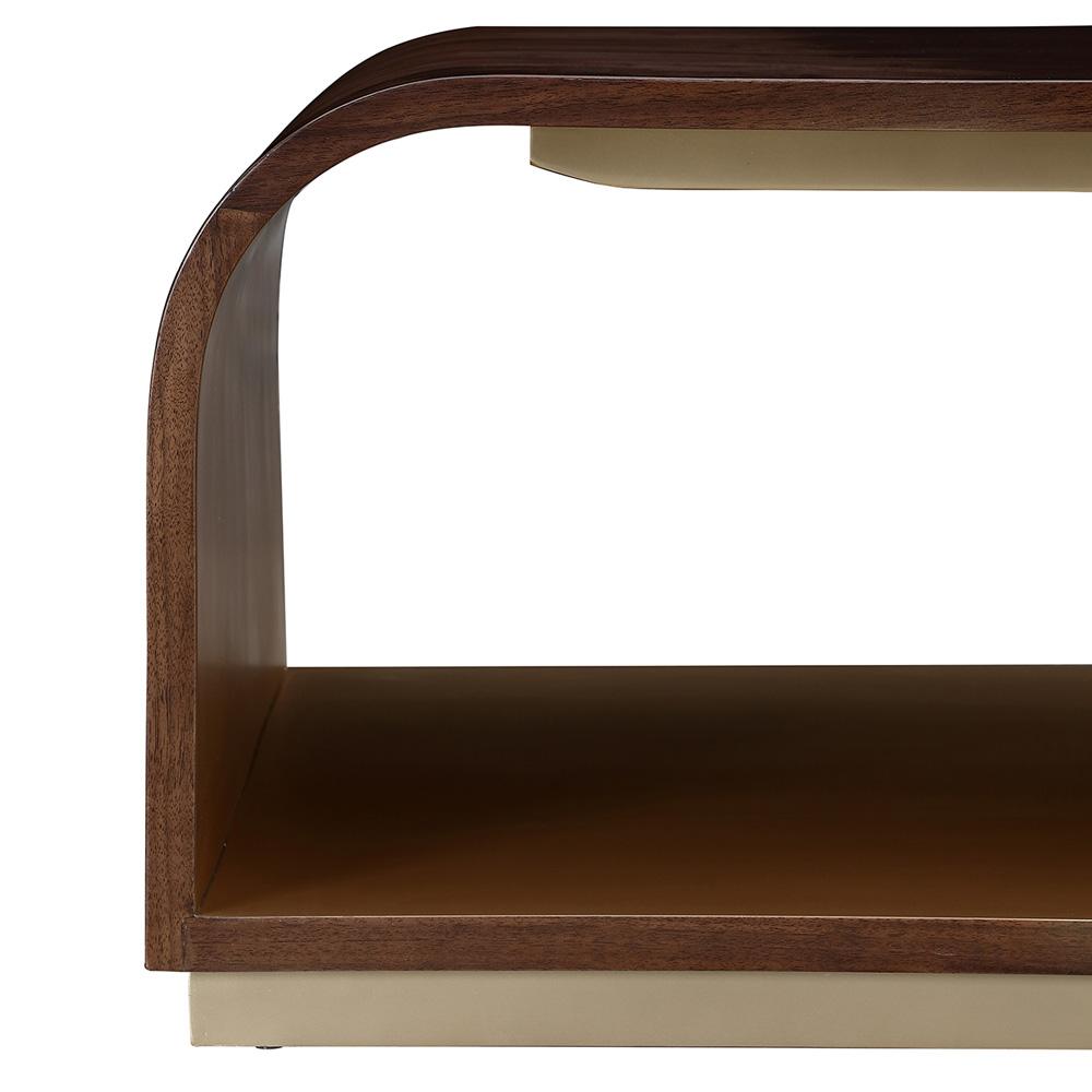 AICO by Michael Amini - Houston Cocktail Table - Walnut - 9095204-416 veiw 7