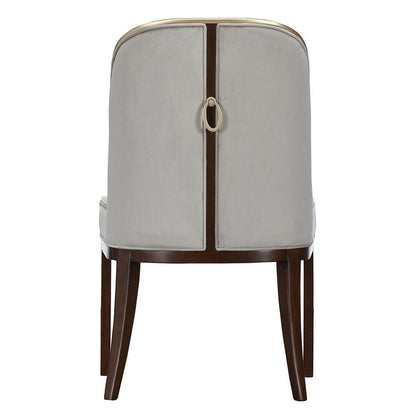 AICO by Michael Amini - Houston Dining Side Chair, Set of 2 - Porcini/Walnut - 9095003A-416 veiw 8