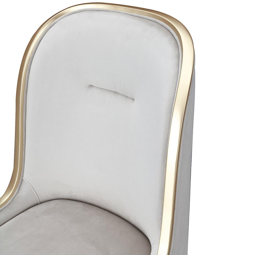 AICO by Michael Amini - Houston Dining Side Chair, Set of 2 - Porcini/Walnut - 9095003A-416 veiw 10