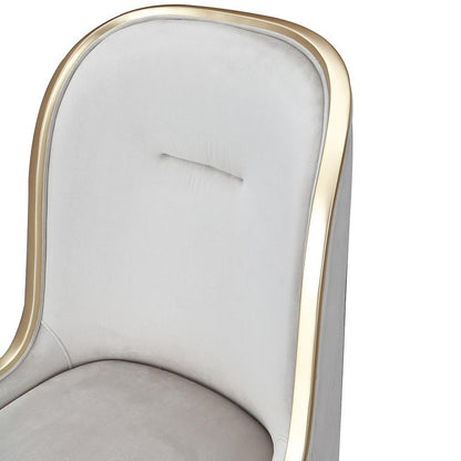 AICO by Michael Amini - Houston Dining Side Chair, Set of 2 - Porcini/Walnut - 9095003A-416 veiw 10